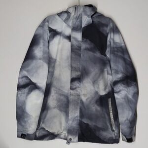 Quiksilver Snowboard Jacket Men M Travis Rice Mission Print 10K Dry Flight Hood
